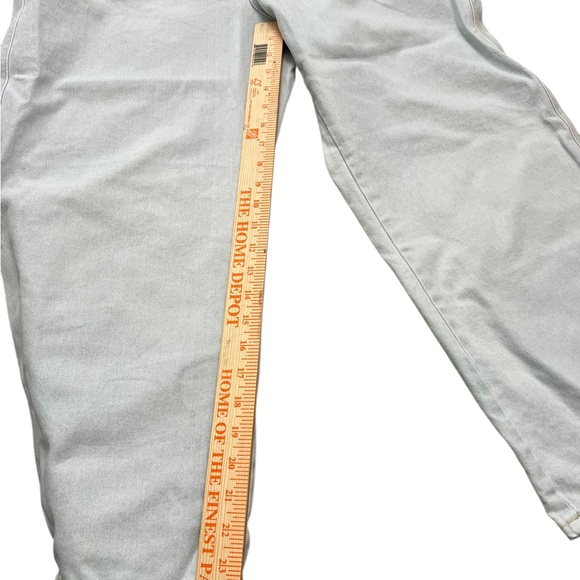 ZARA NWT Wide-Leg LIGHT BLUE Denim Pants - Picture 3 of 10